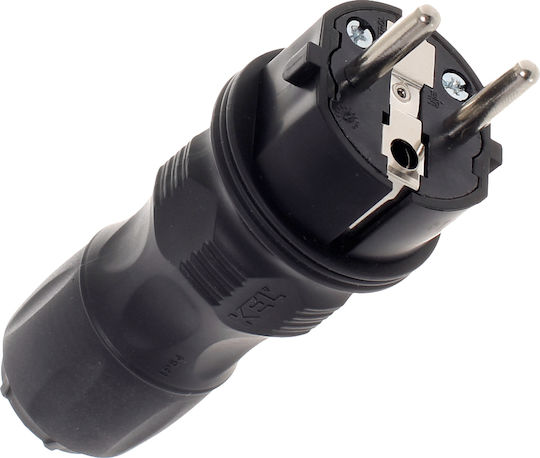 Volteo Waterproof Bipolar Plug Black
