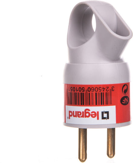 Legrand Priză electrică Colțar cu Inel Gri