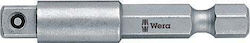 Wera 08264080003 Adapter with HEX Drive Size and 1/4'' Adapter Output