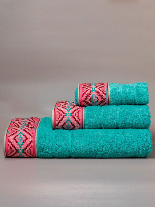 Hand Towel Kenya 30x50cm Petrol Blue Weight 600gr/m²