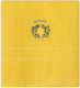 Silk Fashion Hotel Face Towel 100x50 cm Yellow