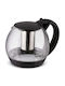 Lamart Ceainic cu Filtru Sticlă Negru 2000ml