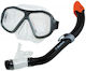 Bluewave Diving Mask with Breathing Tube Sierra in Transparent color