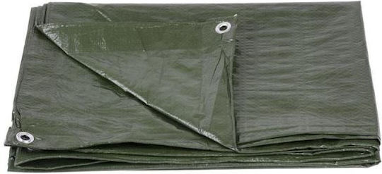 Strend Pro Waterproof Tarpaulin 5.9x3.9m. Green