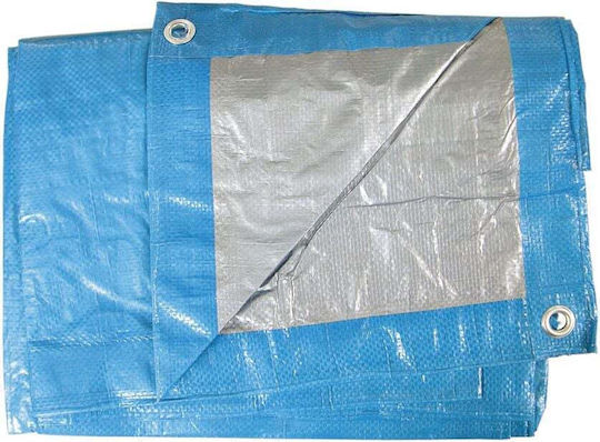 Mega Αδιάβροχος Μουσαμάς 65gr/m² 5x4μ. Ελαφρού Τύπου Ασημί