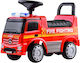 Jokomisiada Mercedes Vehicle Fire Brigade Mașină Ride On Pentru 12+ Luni Roșie