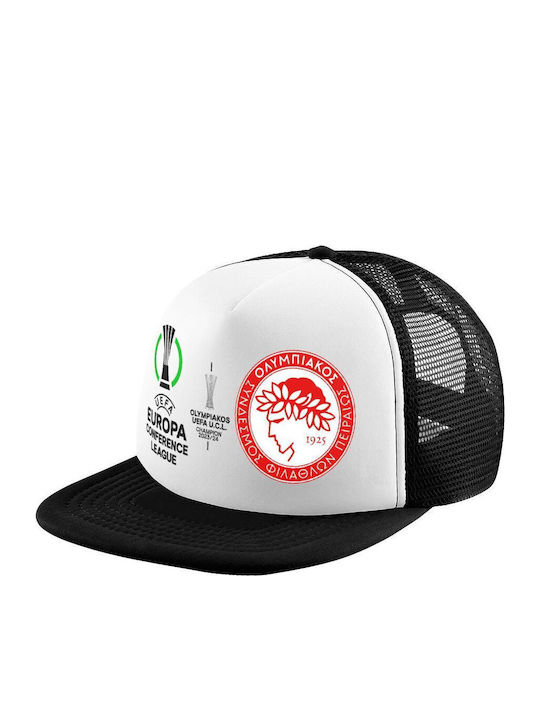 Koupakoupa Kids' Hat Jockey Fabric Olympiacos U...