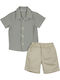 Kids' Set with Shorts Summer 2pcs Beige