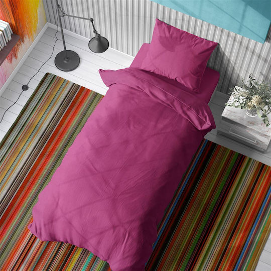 Dimcol for Single Bed 160x240cm Solid Fuchsia 499