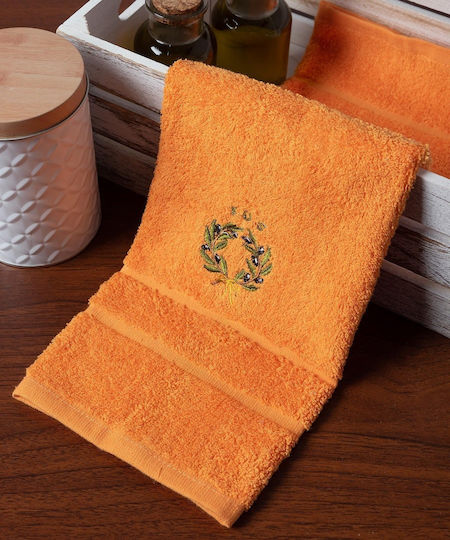 Silk Fashion Badehandtuch Kos 70x140cm Orange