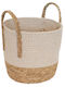 Mod8 Декоративна кошница Текстил с дръжки Beige 27x27x25бр