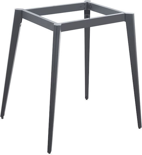 Woodwell Vidal Stand de masă din Metal Negru 70x70x72cm