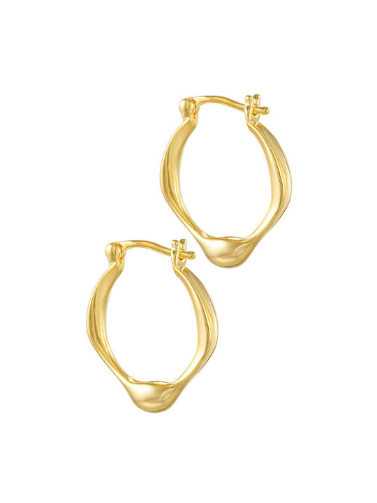 Kritsimis Earrings made of Silver Gold Plated