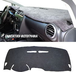 Auto Armaturenbrett Abdeckung Alcantara ohne Emblem für Fiat 500X Schwarz Farbe Auto Armaturenbrett Abdeckung Alcantara ohne Emblem für Fiat 500X Schwarz Farbe