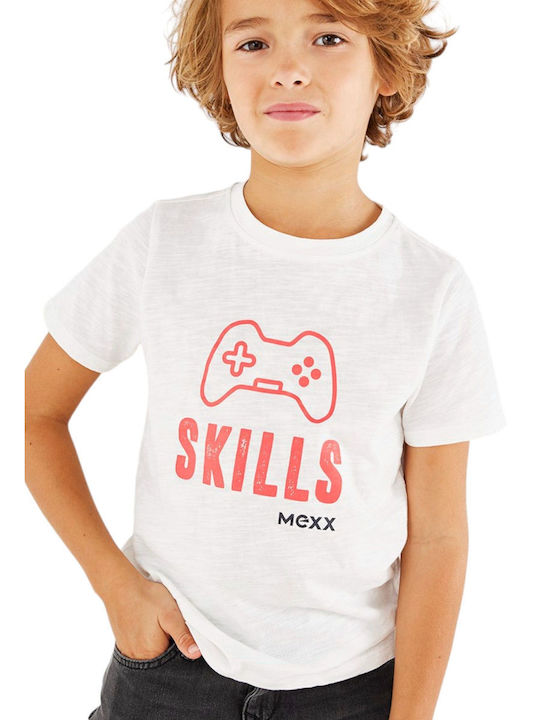 Mexx Kids Blouse Short Sleeve Off White