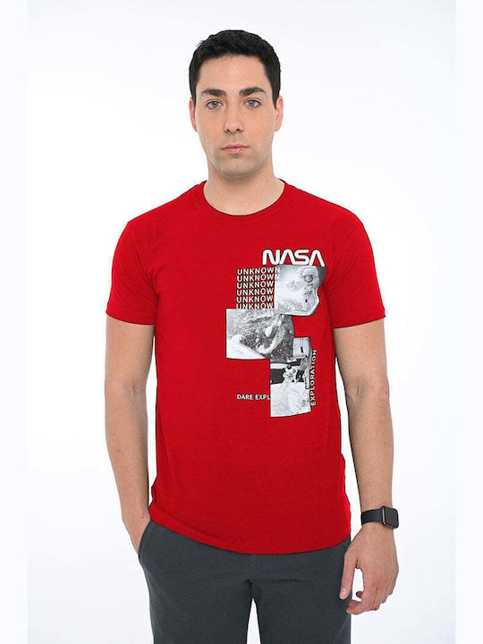 Bodymove Herren Shirt Nasa Red