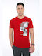 Bodymove Herren Shirt Nasa Red