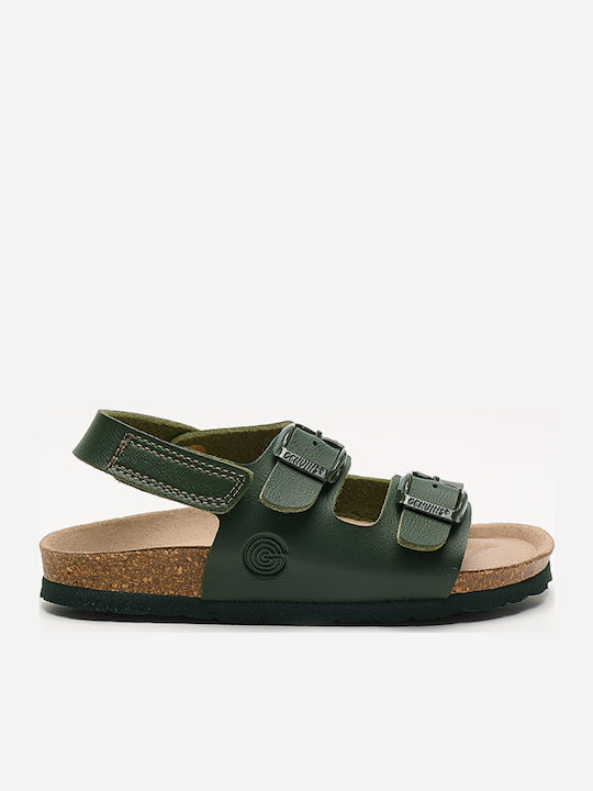 Genuins Sandale Copii Ht Verde Gen Kindu Parchis Kaki
