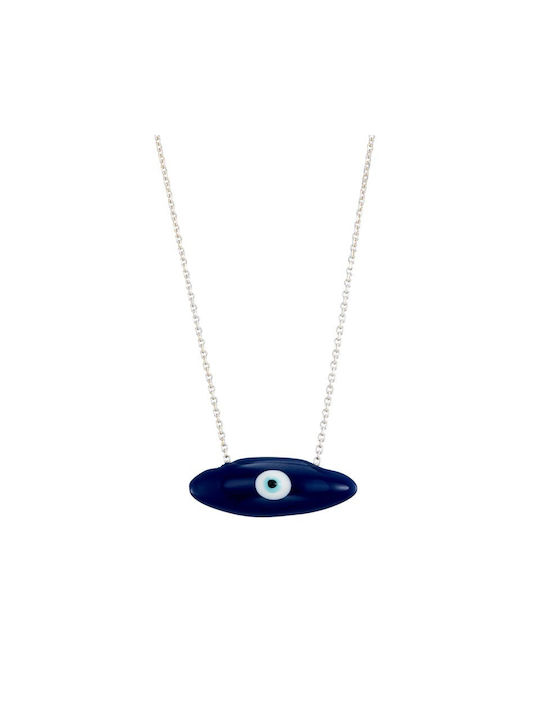 Abadianakis Necklace Eye from Silver