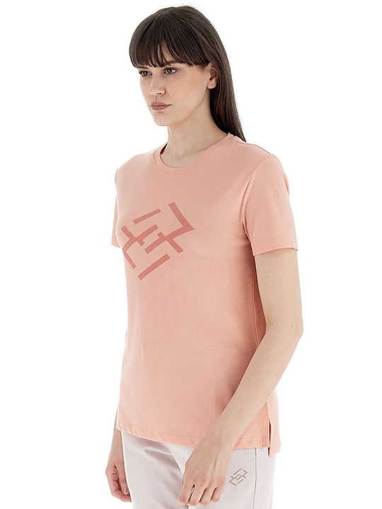 Lotto Smart Γυναικείο T-shirt Πορτοκαλί