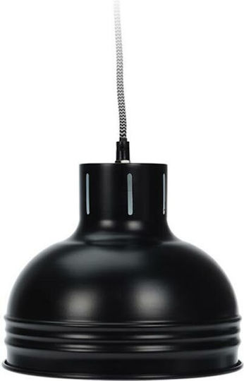 Hängelampe Schwarz Glocke 22cm.