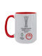Koupakoupa Olympiacos Uefa Europa Conference League Champion 2023/24 Mug Ceramic Red 450ml