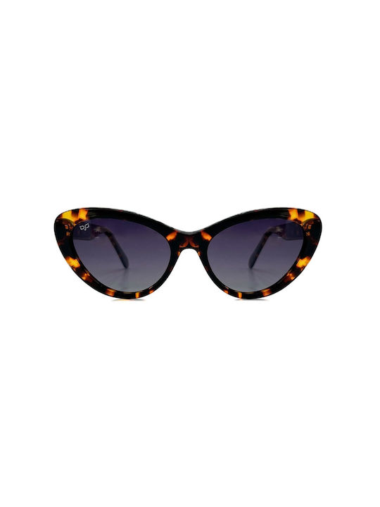 OJO Sunglasses Lylygrad Γυναικεία Γυαλιά Ηλίου με Καφέ Ταρταρούγα Κοκκάλινο Σκελετό και Μαύρο Ντεγκραντέ Polarized Φακό 44OCL33111