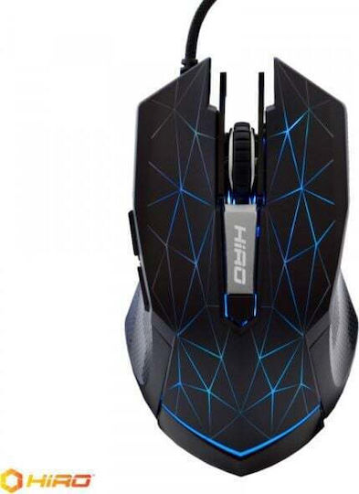 Hiro Spider+ Gaming Ποντίκι 5000 DPI Γκρι