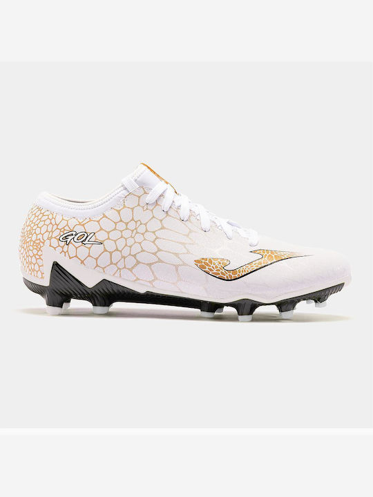 Joma FG Low Football Shoes with Cleats Gold