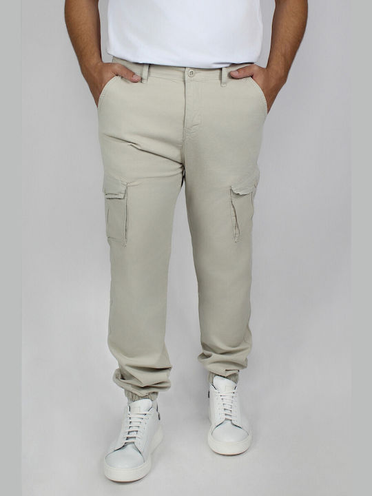 Kingston Pantaloni pentru bărbați Cargo cu Croială Normală Beige