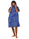 Packtowl Beach Poncho Blue