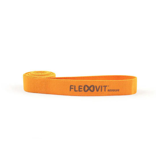FlexVit Revolve Ελαστικός Ιμάντας Γυμναστικής Πολύ Μαλακός Πορτοκαλί