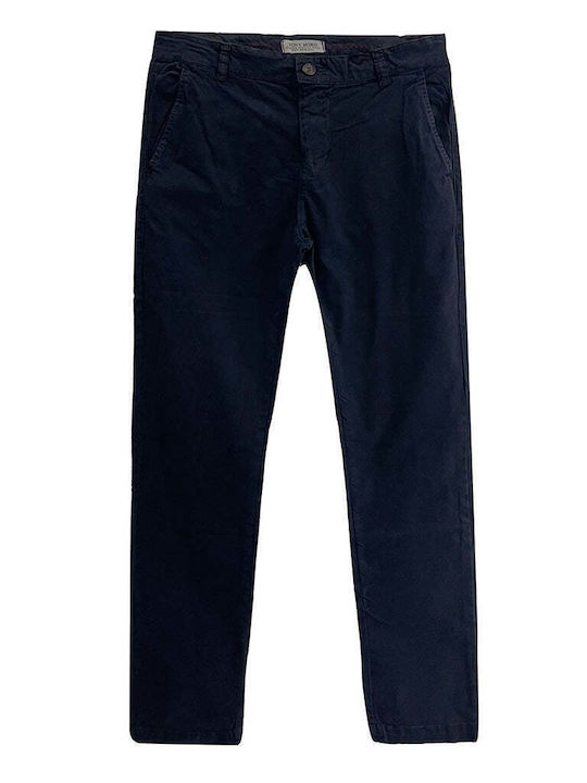 Pantaloni Chino Elastic Blue