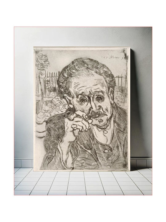 Dr Gachet Auvers-sur-oise Painting Copy of Van Gogh on Canvas 40x50cm