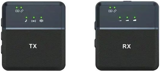 Dual SX9 Mini Dual Wireless Δυναμικό Microphone Hand, Head for Mobile