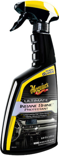 Meguiar's Ultimate Insane Shine Protectant Cleaning / Polishing and Protective Spray for Car Dashboard 473gr