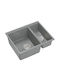 GraniteQ Drop-In Chiuvetă din Granit Sintetic L56xW46cm Gri