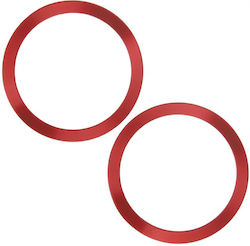TelForceOne MagSafe Ring Κόκκινο 2τμχ