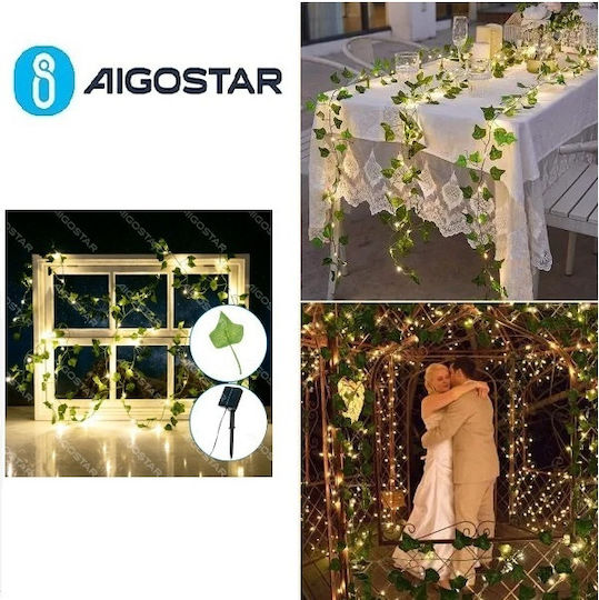 Aigostar 50 Led Hängend Solarleuchte Girlande