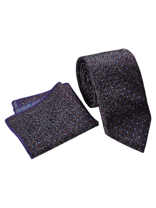 Μαντηλι 7,5 Εκ Cravată pentru Bărbați în Culorea Violet