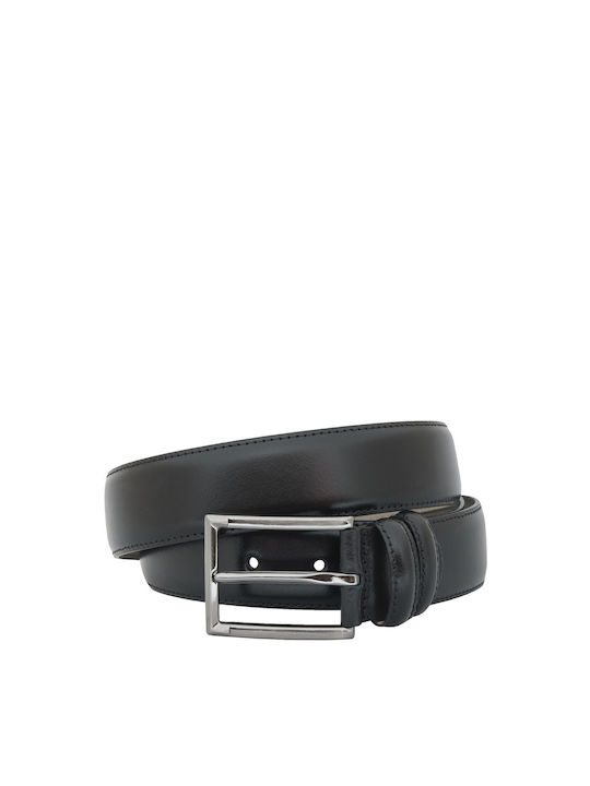 La Pupa Men's Leather Belt Black