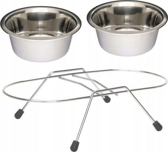 Set 2 Pots Stand Barry King Stainless Steel 045L Silver