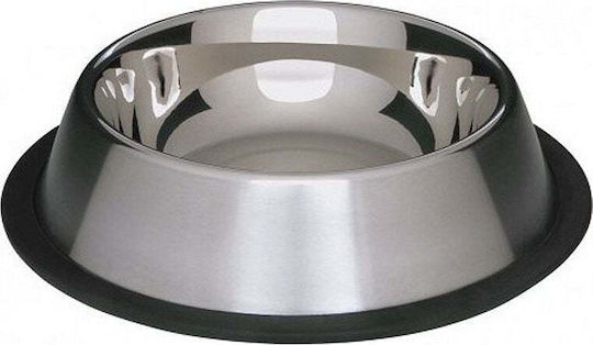 Dog & Cat Bowl Barry King Stainless Steel Rubber 2.7 L Silver