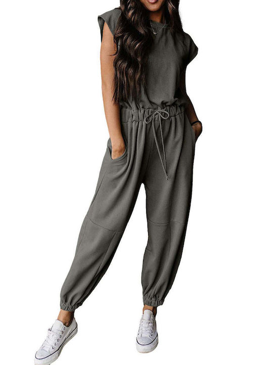 Amely Damen Einteiler Anzug Gray