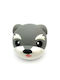 Latex Dog Toy Sound Bear Head 7.5cm