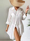 Women's Long Sleeve Shirt White