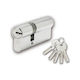 Lock Cylinder Security Hh-nickel 90mm (40-50) with 5 Keys