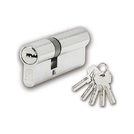 Lock Cylinder Security Hh-nickel 90mm (40-50) with 5 Keys