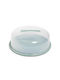 Cyclops Sweety Τουρτιέρα Γυάλινη με Καπάκι Πράσινη 31.7x31.7x12.5εκ.