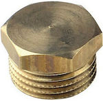 Brass Male Plug 3/8"